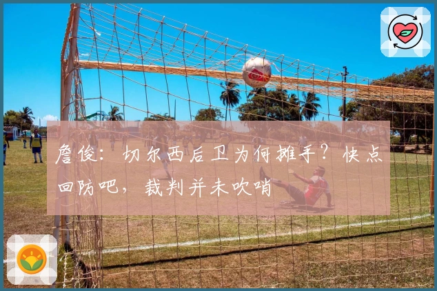 詹俊：切尔西后卫为何摊手？快点回防吧，裁判并未吹哨